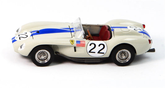 GFCC 1957 Ferrari 250 Testa Rossa Racing Gray White #22 LHD 1:64 car Pre-built Model view2