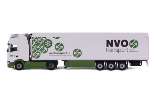 1:50 Scania NVO Transport BV S Reefer Trailer Cavallino Diecast Model view2