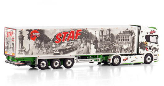 WSI SCANIA R CR20H 4X2 REEFER TRAILER STAF 1:50 Model