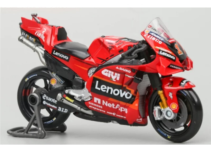1:18 Ducati MotoGP Racing 2023 #1 Team Maisto Diecast Motorcycle Model