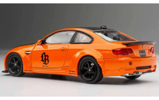 1:64 BMW LB M3 E92 Orange carbon top Fine model Limited Edition 699PCS ONLY DIECAST Model
