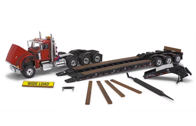 1:50 Peterbilt 367 DCP Red Diecast Model view3