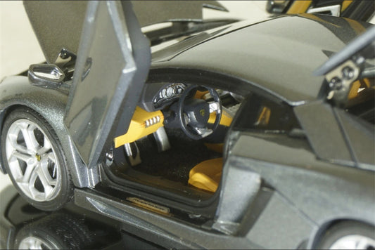 AUTOART Lamborghini LP700-4 supercar grey fully open 1:43 Car Pre-built Model view2