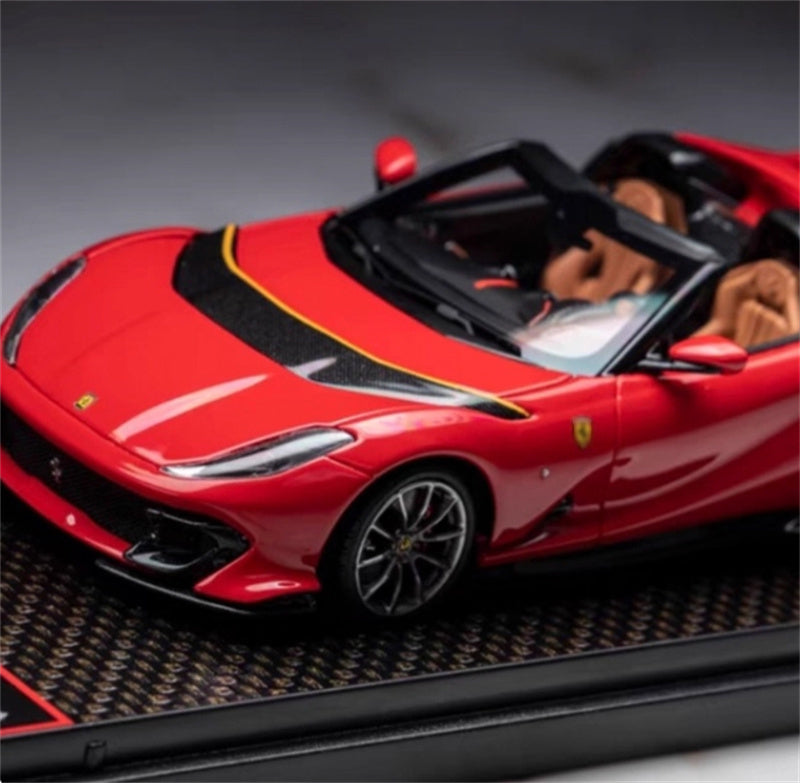 BBR MODELS Ferrari 812c compitizone Aperta red LTD 88PCS ONLY 1:43 Car Model view5