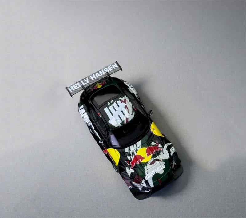 1:64 Mercedes-Benz AMG GTS modify Green Camouflage FLOZ DIECAST Model