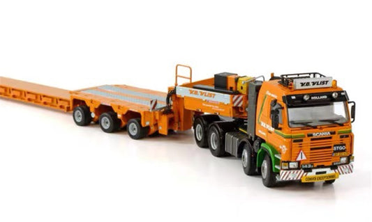 WSI SCANIA 3 SERIES INTER COMBI SCHEUERLE SET VAN DER VLIST GROOT AMMERS 1:50 DIECAST Truck