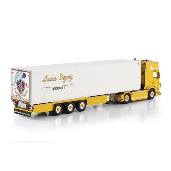 1:50 SCANIA LAURATRANS 4X2 REEFER TRAILER 3 AXLE WSI Diecast Model