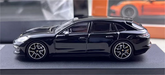 Furuya Porsche Panamera Black Hunting Edition 1:64 car Pre-built Model view2