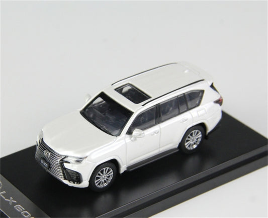 LCD-MODELS Lexus LX600 SUV White 1:64 car Pre-built Model view2