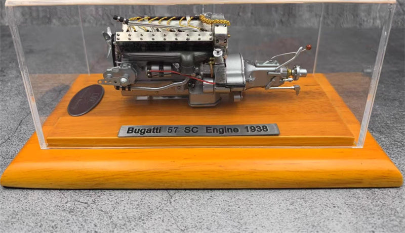 CMC Bugatti 57 SC Engine 1938 1:18 Car Accessories Pre-built Model view4