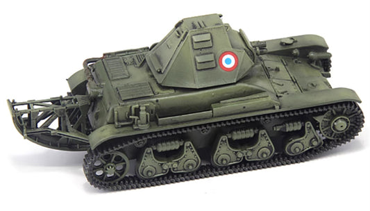 S-MODEL French Renault R-35 R35 light tank FCM36 turret 1:72 Tank Pre-built Model