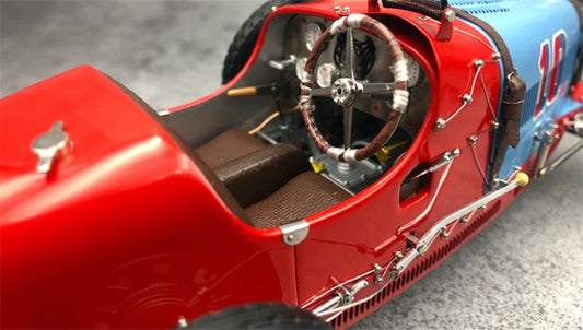 CMC Bugatti Typ 35 Grand Prix Nation Colour Project Chile #10 1924 Limited Edition 1:18 Car Pre-built Model view2