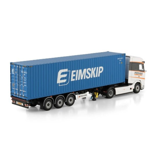 1:50 DAF PEEMAN XG MY25 4X2+ 40FT CONTAINER WSI DIECAST Model