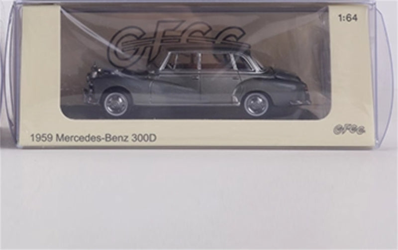 GFCC Mercedes Benz 300D 1959 classic car Metallic Green LHD 1:64 car Pre-built Model view8