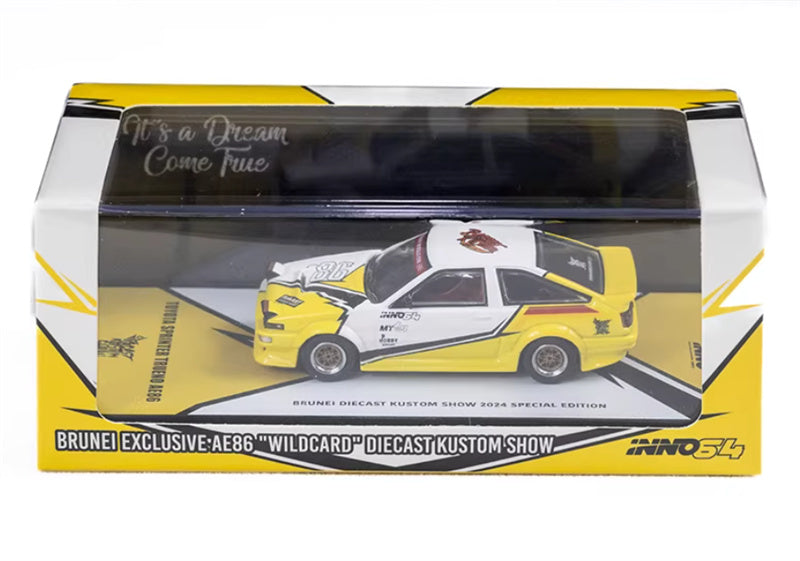 INNO64 Toyota SPRINTER TRUENO AE86 Brunei 1:64 car Pre-built Model view7