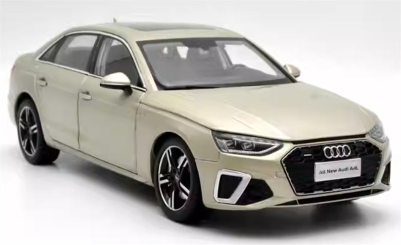 FAW AUDI A4L 2020 light yellow 1:18 Car Pre-built Model view9
