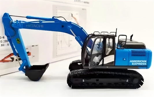 1:50 American Express Japanese Spec ZH200-6 HITACHI Limited Edition Blue DIECAST Model