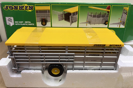 ROS Joskin Carro porta animali Livestock TRANSPORT trailer silver 1:32 Truck Pre-built Model