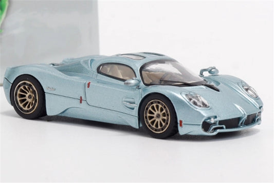 RHINO MODEL Pagani Utopia Ice Blue Supercar 1:64 car Pre-built Model view2