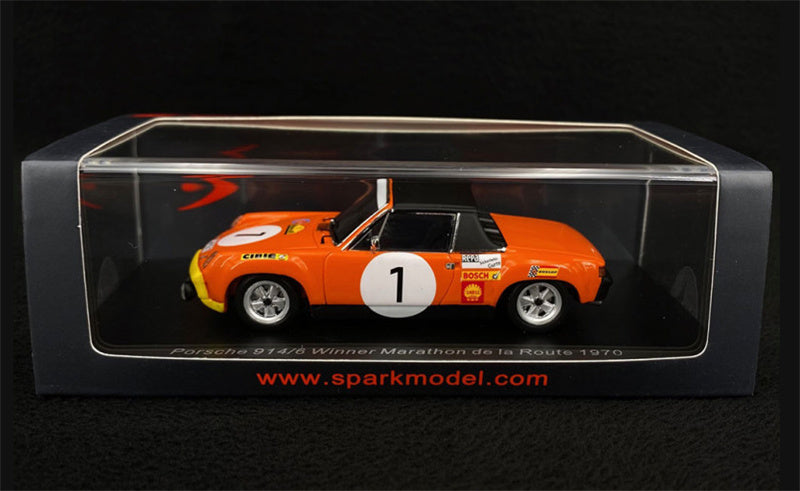spark Porsche 914/6 Winner Marathon de la Route 1970 1:43 Pre-built Model view8