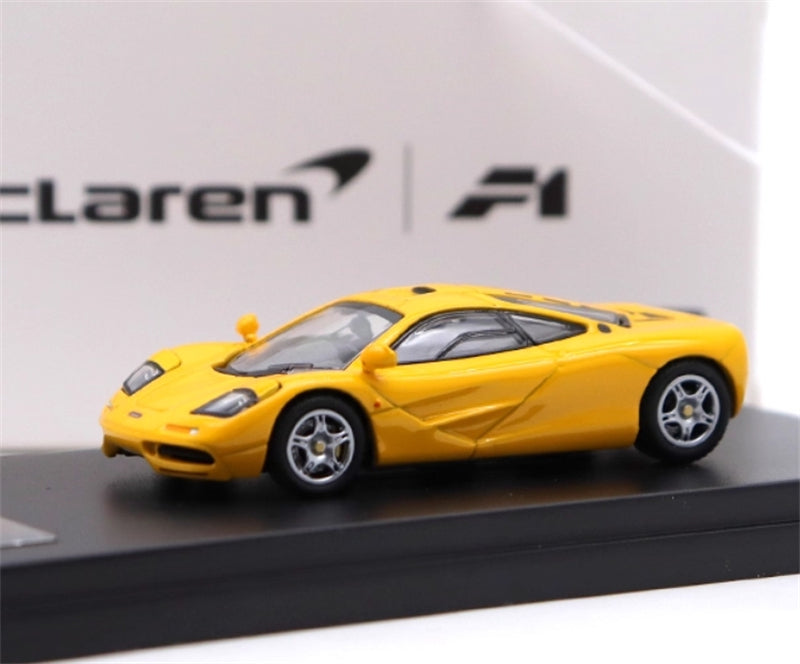 LCD-MODELS Mclaren F1 Super Car Yellow 1:64 car Pre-built Model view8