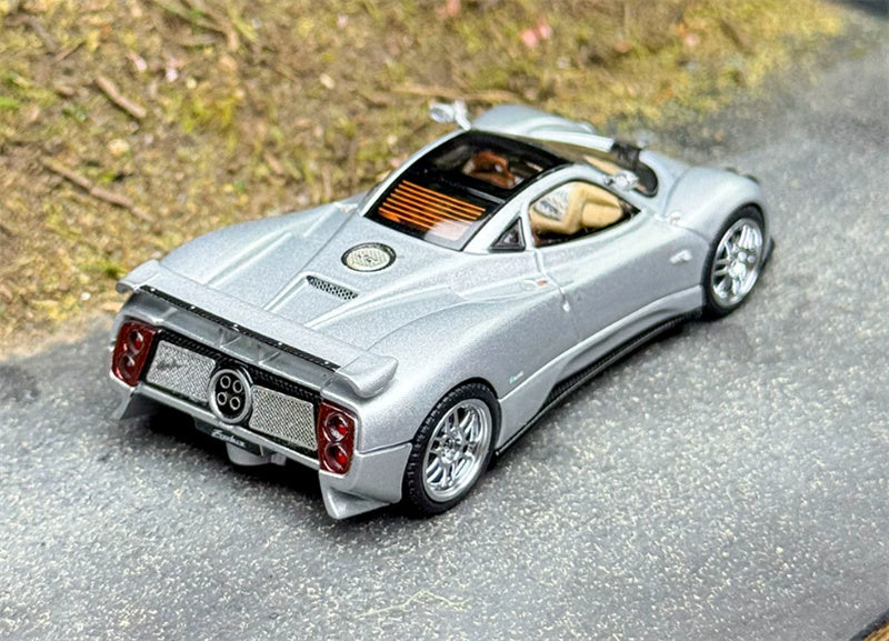 1:64 Pagani Zonda C12 Silver LCD MODELS DIECAST Model