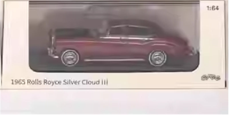GFCC 1965 Rolls Royce Silver Cloud III classic car Red LHD 1:64 car Pre-built Model view6