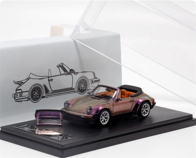 Rhino Model Porsche Singer Turbo Study 930 chameleon 1:64 Car Pre-built Model view8