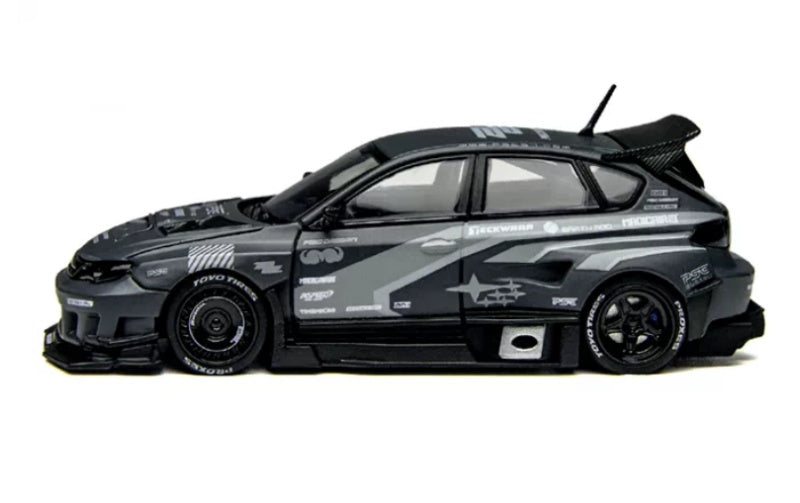 1:64 Subaru IMPREZA RAIDER TimeMicro x PSC DESIGN Grey floral coating DIECAST Model