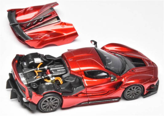 Little Toys Ferrari FXX-K EVO Supercar Limited Edition 699PCS ONLY Metal red black wheel 1:64 Car Pre-built Model view2