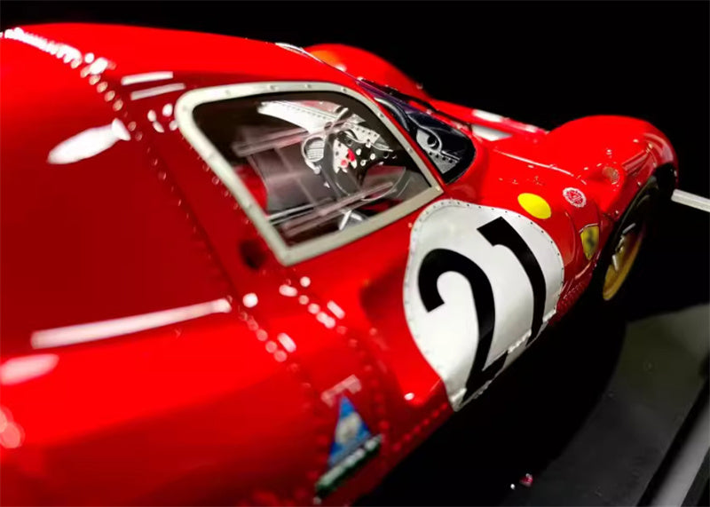 1:18 Ferrari 330p4 330 1967 red Amalgam Le Mans #21 Resin Car Model view8