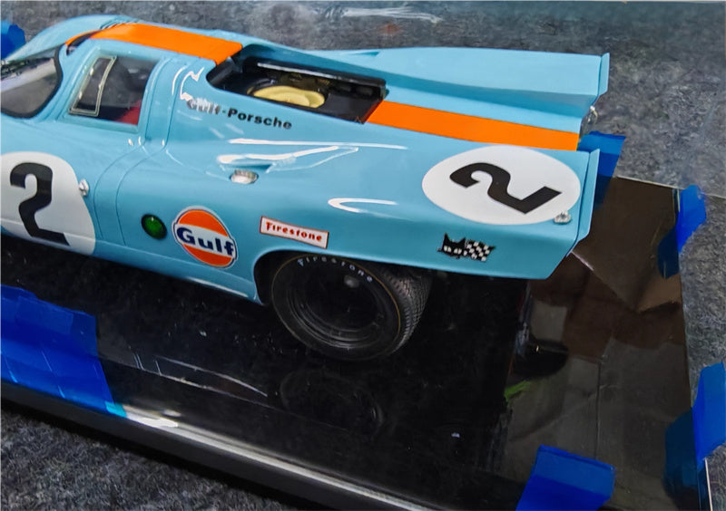 1:18 Porsche 917K GULF Amalgam Le Mans Racing #2 Resin Car Model view9