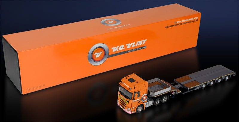 IMC Scania R High 6x2 + MCOS 4 Low board trailer Van der Vlist 1:50 Truck Pre-built Model