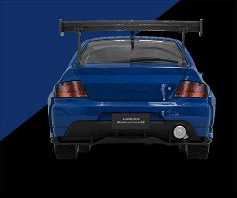 TimeMicro Mitsubishi Lancer Evolution IX Racing car Blue Regular Version 1:64 car Pre-built Model view3