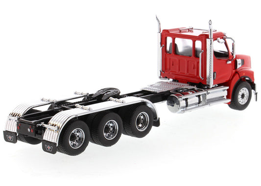 CATERPILLAR American Tractor Western Star 49X SB Tridem Day Cab in Viper Red - Cab Only 1:50 Truck Pre-built Model