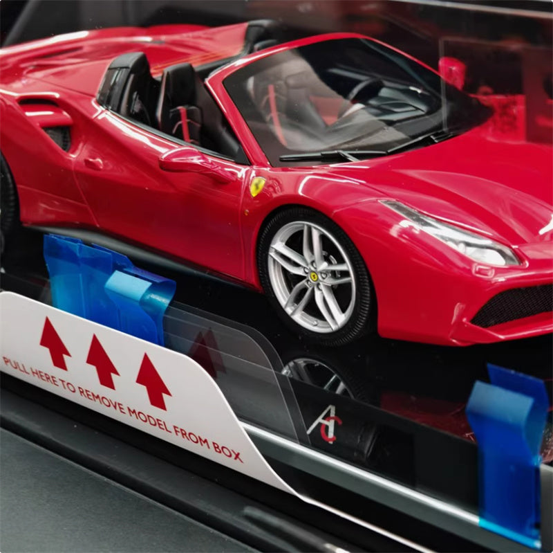 1:18 Ferrari 488 SPIDER red Amalgam Convertible Resin Car Model view5