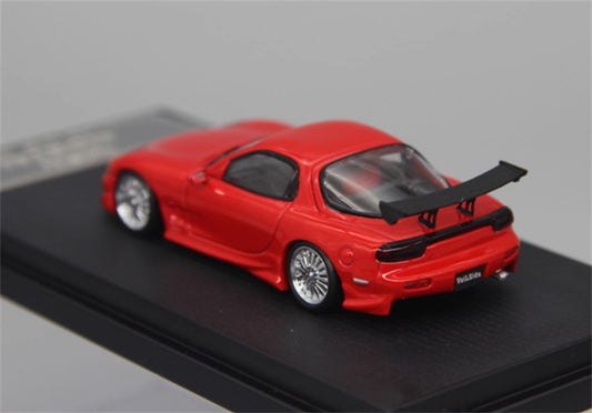 Mortal Mazda RX7 Veilside Limited Edition red 1:64 Car Pre-built Model view2
