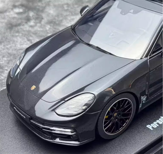 1:18 PORSCHE Panamera Turbo S Sport Turismo Metallic Gray GT SPIRIT Limited Edition 504PCS ONLY Resin Car Model
