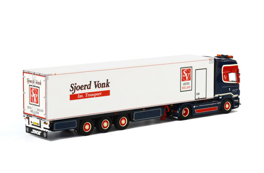 WSI Scania R(5) Topline 4x2 refrigerated trailer (3 axle rigid) Sjoerd Vonk 1:50 Truck Pre-built Model