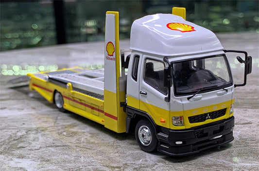 GCD Mitsubishi Fuso Fighter Double deck tow trucks right hand drive 1:64 Truck Pre-built Model view2