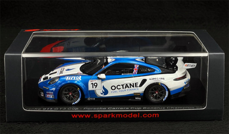 1:43 Spark Porsche 911 GT3 CupPorsche Carrera Cup Benelux Champion 2022 #19 view7