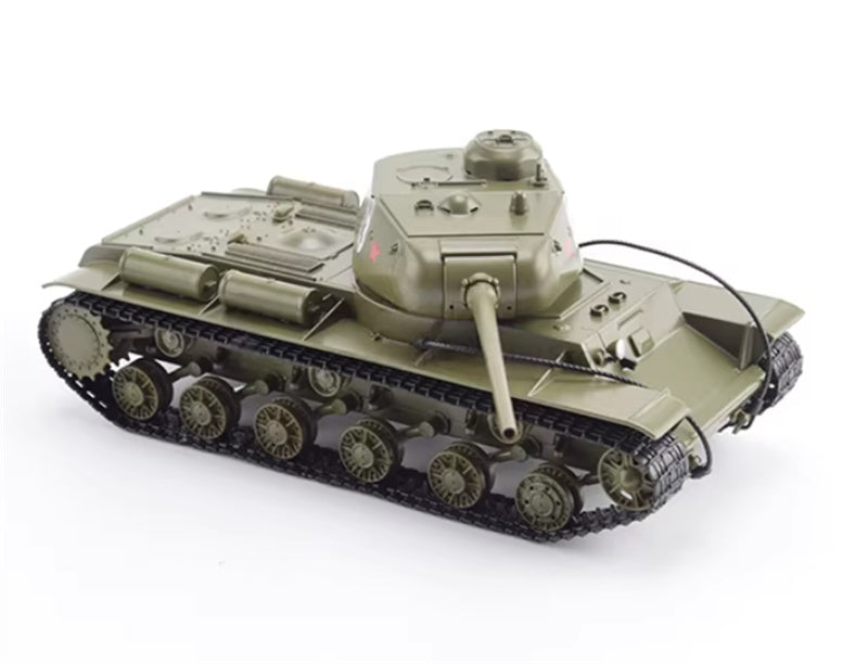 Modimio Soviet Heavy Tank KV-85 Army Green 1:43 Tank Pre-built Airliner Model Display view5
