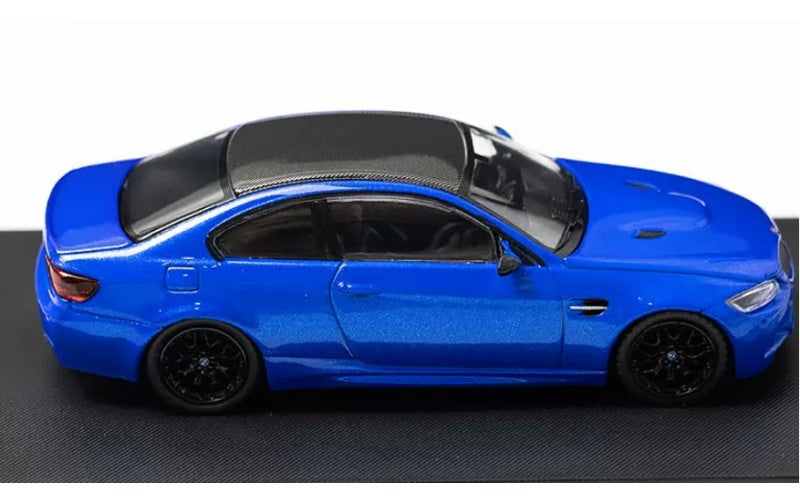 1:64 BMW M3 E92 Blue Fine model Limited Edition 699PCS ONLY DIECAST Model