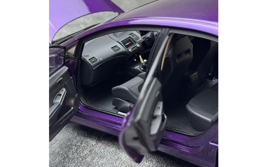 1:18 Honda R (FD2) Pearl Purple MOTORHELIX Limited 399 pcs DIECAST Car Model