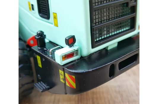 XGMA XG957HEV Hybrid new energy loader light blue 1:35 Truck Pre-built Airliner Model Display view2