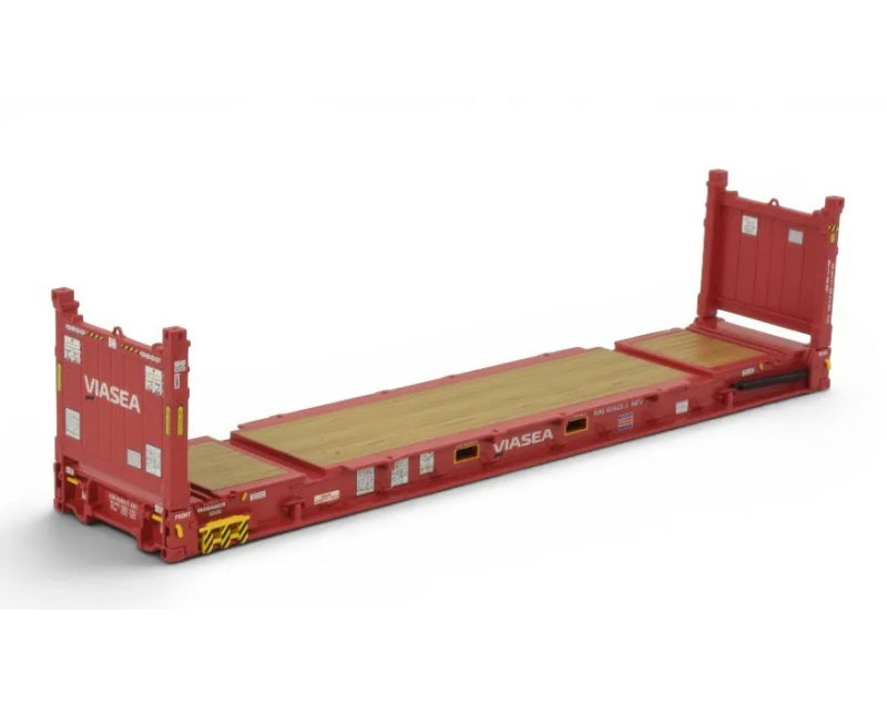 1:50 VIASEA 40ft Tekno Red DIECAST Model
