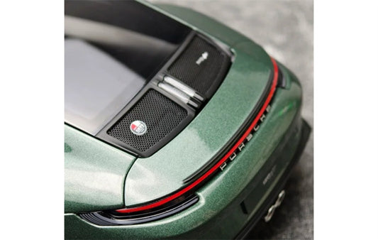 1:18 Porsche 911 S/T Green - Silver Wheel NOREV without tail fin DIECAST Model