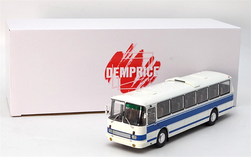 Demprice LIAZ 699 Russian Bus blue - white 1:43 Bus Pre-built Model view5