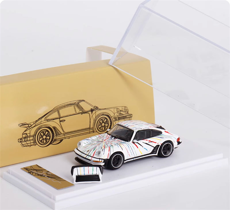 Rhino Model Porsche Singer Turbo Study 930 Speed section SJ87 coating 1:64 Car Pre-built Model view5