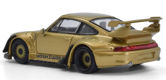 1:64 Porsche RWB 993 GOLD Model model DIECAST Civil Car Model